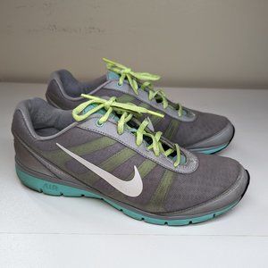 Nike Air Total Core Women Trainer Running Sneakers - Gray/Blue - Size 10
